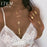 17KM New Multilayer Cross Gold Pendant Necklaces For Women Punk Letter Choker Necklace 2020 Fashion Words Jewelry Party Gift