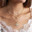 17KM New Multilayer Cross Gold Pendant Necklaces For Women Punk Letter Choker Necklace 2020 Fashion Words Jewelry Party Gift
