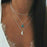 3 Layed Choker Necklaces Collar Women Chokers Gold/Silver Color Metal Chain Necklace for Female Collier