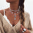 3 Layed Choker Necklaces Collar Women Chokers Gold/Silver Color Metal Chain Necklace for Female Collier