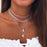 3 Layed Choker Necklaces Collar Women Chokers Gold/Silver Color Metal Chain Necklace for Female Collier