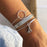 4 Pcs/Set Bohemian Silver Color Tassel Round Bracelet Set for Women Multilayer Pendant Bracelet 2020 Fashion Jewelry