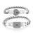 A Couple Lovers Jewelry Love Heart Lock Bracelet Stainless Steel Bracelets Bangles Key Pendant Necklace Jewelry Dropshipping
