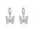 Long Tassel Butterfly Drop Earrings Silver Color 2020 Fashion Hanging Women Earrings Summer Jewelry Girls GIfts