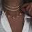 17KM New Multilayer Cross Gold Pendant Necklaces For Women Punk Letter Choker Necklace 2020 Fashion Words Jewelry Party Gift