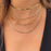 17KM New Multilayer Cross Gold Pendant Necklaces For Women Punk Letter Choker Necklace 2020 Fashion Words Jewelry Party Gift
