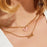 17KM New Multilayer Cross Gold Pendant Necklaces For Women Punk Letter Choker Necklace 2020 Fashion Words Jewelry Party Gift
